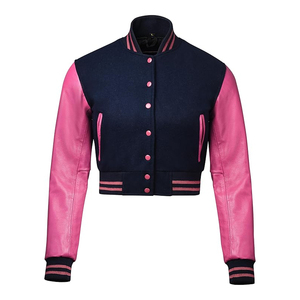 Custom Women Varsity Coat Fashion Baseball <b>Jacket</b> Streetwear Manufacturer USA - Product Image 1