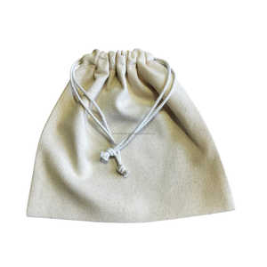 Natural Biodegradable Cotton <b>Canvas</b> Screen Printed Drawstring Bag Reusable Pouch Gift Packaging Sachet for Coffee Tea Garment - Product Image 3