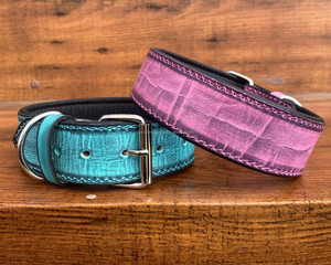 Haute Qualité À La Main En Cuir Véritable Robuste Colliers De Chien Réglable Grand Chien De Luxe En Cuir De Vache Durable Rembourré Colliers Pour Animaux De Compagnie - Product Image 4