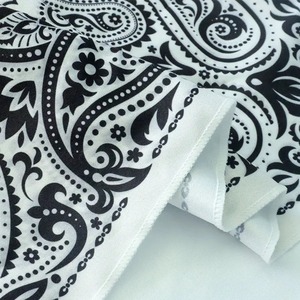 Bufandas Largas de Seda Pura de Lujo con Estampado Personalizado para Mujer, Envoltura Ligera de Satén para el Cuello, Tacto Suave, Multifuncional, Color Sólido - Product Image 6
