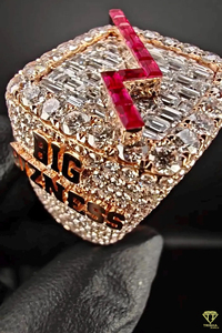 Luxury Hip Hop Big Boss <b>Ring</b> Iced Out Gold Plated Cubic Zirconia Men <b>Statement</b> Jewelry Rapper Style Fashion <b>Ring</b> Supplier - Product Image 2