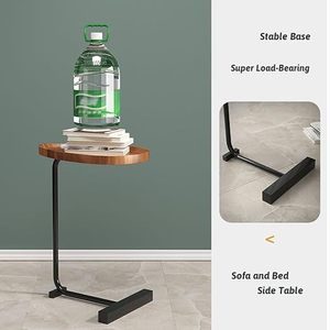 Mesa de Centro Moderna para Sala de Estar, Mesa Decorativa Hecha a Mano con Acentos de Madera y Metal, Mueble Contemporáneo para el Hogar - Product Image 3