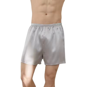 กางเกงบ็อกเซอร์ชายสุดหรูขายส่งปี 2026 รับทำโลโก้ กางเกงขาสั้นขายดีไซส์ใหญ่ลายเรียบสำหรับทุกเพศ - Product Image 4
