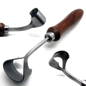 Cuchillo de Herrador para Caballos, Ganado y Cabras, para Mano Derecha o Izquierda, con Mango de Madera, Instrumentos Veterinarios de Desinfección, Modelo - Product Image 1
