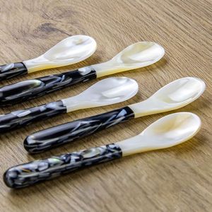 Cuchara Decorativa de Resina Epoxi con Acabado de Mármol, Cuchara para Servir de Resina Artesanal, Cuchara para Helado de Resina - Product Image 4