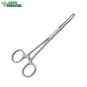 Pinces à tissus chirurgicales manuelles Allis en acier inoxydable, options de logo et de taille personnalisées disponibles, pour piercing - Product Image 4