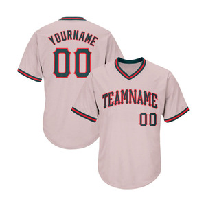 Servicio OEM, Jersey de Béisbol con Logotipo OEM, Tejido de Malla Transpirable, Unisex, Personalizado, Talla Grande, Antibacteriano, de Secado Rápido - Product Image 1