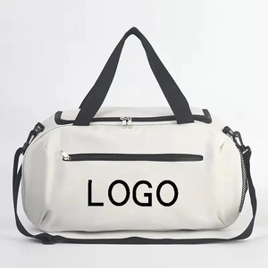 Sac de voyage en nylon de forme ovale avec double poignée, fermeture éclair, plusieurs compartiments, bandoulière réglable, grande capacité - Product Image 6