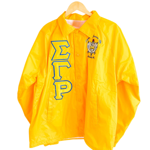 Veste coupe-vent légère zippée personnalisée Sigma Gamma Rho Sorority, style grec, décontractée, sportswear, streetwear, vente en gros - Product Image 1