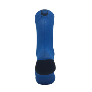 football customized Blue Ankle Running Socks with Breathable Knitted Fabric and Reinforced Heel <b>for</b> Adults Summer Sports Wear - Product Image 1