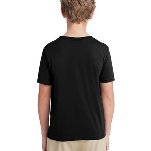 T-shirt pour enfants en coton tricoté de haute qualité, 100 % coton, manches courtes, col rond, imprimé en sérigraphie, respirant, anti-boulochage, coupe classique - Product Image 2