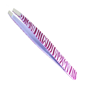 Pinzas de Cejas de Acero Inoxidable de Alta Calidad con Punta Inclinada, con Logotipo Personalizado, Antiestáticas y Ecológicas para la Depilación de Cejas - Product Image 1