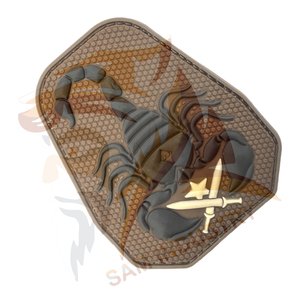 Parche de PVC con Logotipo en Relieve Personalizado, Parche de Goma Negra Termoadhesivo de Silicona 3D con Técnicas de Bordado para Prendas - Product Image 4