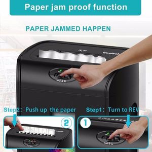 Distruggidocumenti a Taglio Incrociato da 15 Fogli con Cestello Estraibile da 17,9 Litri, Design a 3 Modalità e Livello di Sicurezza P4 per Carta, CD/Carte di Credito - Product Image 6