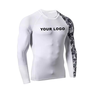 Vente en gros OEM, Rashguard de compression unisexe BJJ MMA de haute qualité, personnalisé, design sur mesure, extensible dans les 4 sens, manches longues - Product Image 4