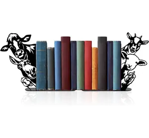 Soporte de Libros Metálico Hecho a Mano de Primera Calidad, Elegante Exhibidor Decorativo para Libros para el Hogar, Oficina o Biblioteca, Escultura Moderna Pulida - Product Image 4