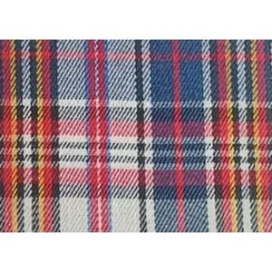 Tissu en flanelle de polyester/coton à carreaux KVR INTEXX en vrac, 250 GSM, tissé, fourniture d'usine pour fabricants de vêtements et uniformes, grossistes - Product Image 2