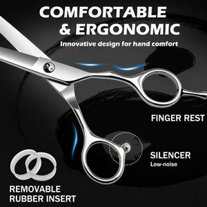 Kit de Tijeras Profesionales para Cortar el Cabello, Tijeras Japonesas de 6” 440C - Product Image 3