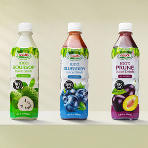 Jus de pruneau naturel de qualité supérieure 100% boisson 500ml bouteille en PET échantillon gratuit NAWON usine au Vietnam GMP OEM ODM HALAL ISO GMP - Product Image 3