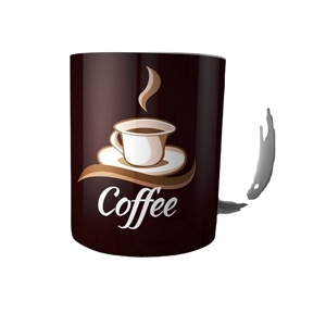 Tazas y platillos Comprar tazas Producto de Venta caliente Taza de cerámica hecha a mano impresa Tazas de café - Product Image 1