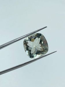 Piedra preciosa de amatista natural de alta calidad, suelta, 18.76 quilates, corte cojín de 14 mm, color verde, para la fabricación de joyas. R.K. GEMS & JEWELLERY - Product Image 3