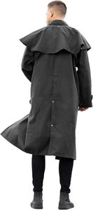 Impermeable para montar a caballo, de PU, con capucha, para hombre, muy vendido. - Product Image 2