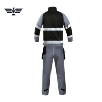 Combinaison de travail unisexe en coton confortable et sécuritaire pour la construction industrielle