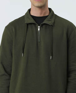 Sweatshirts en vrac pour hommes sweatshirts ras du cou personnalisés Pull pour hommes Sweat en coton respirant à manches longues Polaire épaisse - Product Image 5