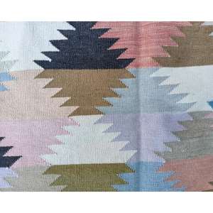 Alfombra Kilim de algodón de tejido plano de calidad superior para pasillos ocupados y habitaciones familiares, alfombras y juegos - Product Image 5