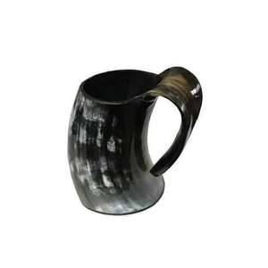 Auténtico Cuerno de Búfalo Vintage Hecho a Mano con Forma de Campana Natural para Beber Cerveza, Inspirado en la Cultura Vikinga - Product Image 4