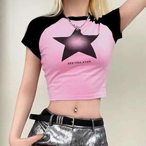 Camiseta Premium de Mujer a Rayas, Mezcla de Seda y Algodón, Ligera, 200g - Product Image 1