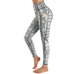 Women’s High Waist Leopard Print Push Up <b>Leggings</b> <b>Pocket</b> Fitness Gym Sports Pencil Pants Athletic Sweat Trousers - Product Image 6
