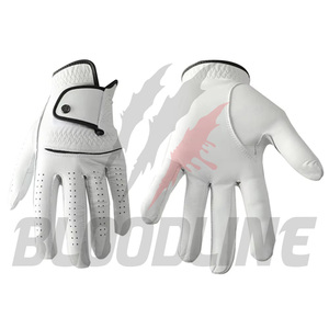 Guantes de motocicleta de cuero Bloodline, guantes deportivos negros para ciclismo, guantes de cuero sin forro hasta la muñeca - Product Image 4