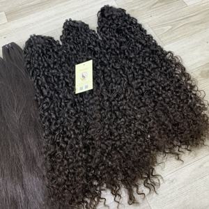 ผมต่อแบบยาวสองชั้นม้วนเป็นมัดผมมนุษย์อัจฉริยะตามสั่งผมมนุษย์เวียดนาม - Product Image 5