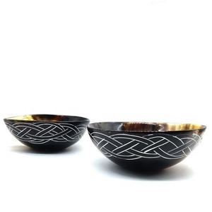 Bol artisanal poli en corne de bœuf et de buffle, écologique, pour le rasage et la présentation de savon et d'aliments - Product Image 6