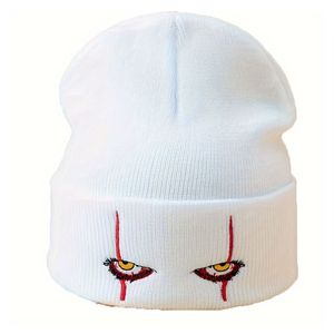 RELEVO INDUSTRIES Unisex Winter Beanie <b>Caps</b> Leather Common Fabric Button Streetwear Casual Outdoor Wear Adult Size Letter - Product Image 5