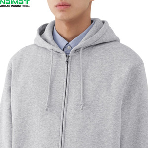 Sudadera con capucha y cremallera completa con ventilación lateral transpirable para hombre, ropa deportiva de entrenamiento, forro polar, paquete deportivo. - Product Image 4