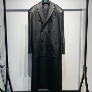 Disponible en stock Manteau long en cuir pour femmes Coupe-vent Vrai cuir de mouton Manteau grande taille pour homme Manteau d'hiver pour homme - Product Image 6