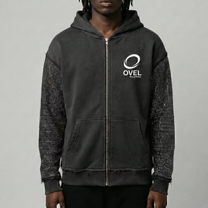 Fabricantes de Ropa de Invierno, Sudaderas con Cremallera y Estampado de Camuflaje, Sudaderas de Forro Polar de Algodón, Sudaderas Pesadas para Hombre, Sudaderas y Chaquetas - Product Image 1