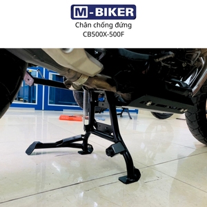 Béquille centrale de moto M-Biker noir mat en acier haute résistance thermolaqué pour CB500X CB500F NX500 - Product Image 2