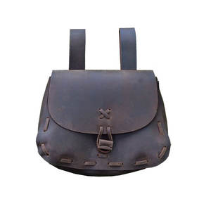 Sac banane en cuir véritable fait main pour homme, pochette de ceinture, sac banane de voyage extérieur, sac banane bandoulière en cuir - Product Image 1