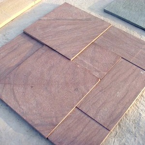 J. Dalles et carreaux en pierre naturelle de grès rouge durable pour l'architecture de style patrimonial - Product Image 2