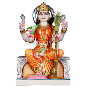 Statue de la déesse Rajeshwari en marbre, achat en ligne |   Idole de la déesse Devi en marbre de qualité supérieure - MALIYAS - Product Image 1