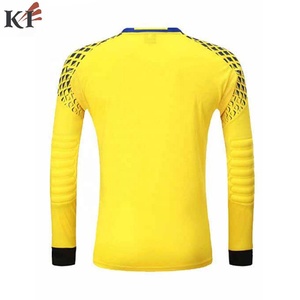 Nouveaux maillots de gardien de but de football, ensemble de tenue d'entraînement de football, kits de protection, uniformes de gardien de but, 100% polyester, sans manches, USA UK - Product Image 4