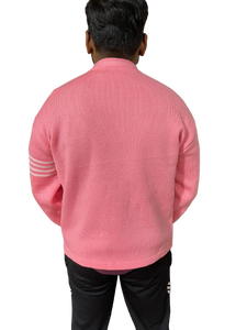 Pulls en laine/cachemire à col en V avec ceinture, personnalisés avec les logos de sororités, fraternités, écoles, collèges et universités, qualité supérieure - Product Image 5