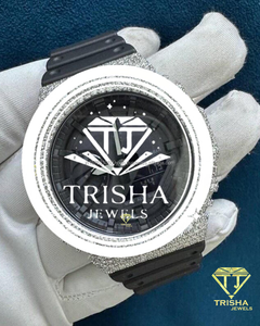 Premium Flooded VVS Moissanite Diamond Watch in 925 Sterling Silver Custom Iced Out Men <b>Wristwatch</b> - Product Image 1