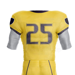 Uniformes de fútbol americano para jóvenes con diseño personalizado OEM, transpirables, con mangas cortas, conjuntos de uniformes de fútbol americano a bajo precio. - Product Image 4