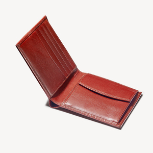 ODM Service Direct Sale OEM Customized Logo Slim Genuine Leather <b>Wallet</b> <b>for</b> <b>Men</b> Soft Business Card Holder - Product Image 2