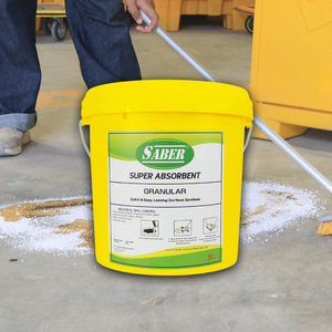 Absorbente Granular Superabsorbente de 4 Litros Multiusos para Derrames de Aceite, Líquidos Químicos, Uso Industrial, Fábrica, Almacén - Product Image 1