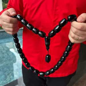 Chapelet de prière musulman fait main en résine, Tasbih islamique - Product Image 1